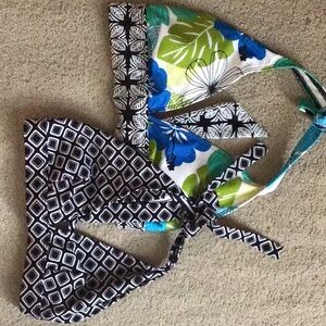 Halter style bikini tops. Sold as a set